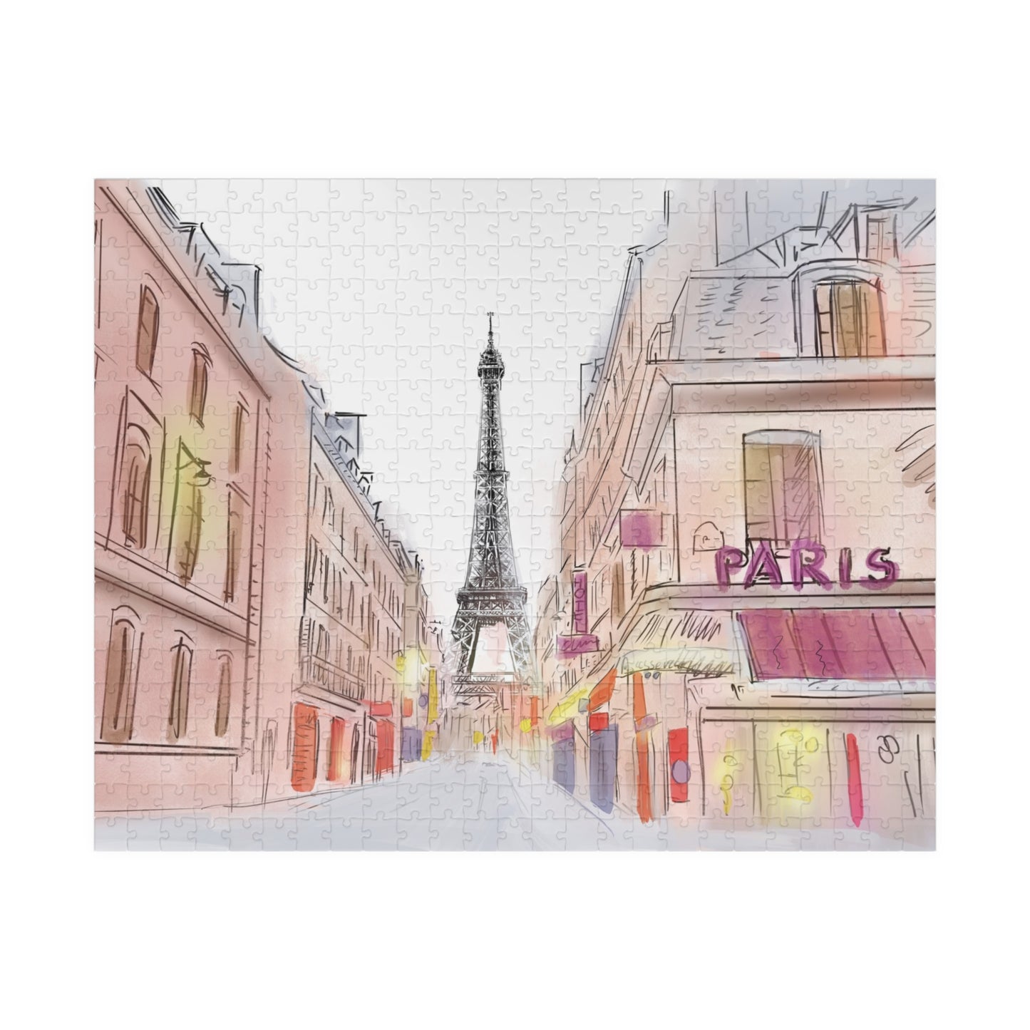 Eiffel Tower Paris Puzzle - 1014 Pieces, Perfect Gift for Travelers and Art Lovers