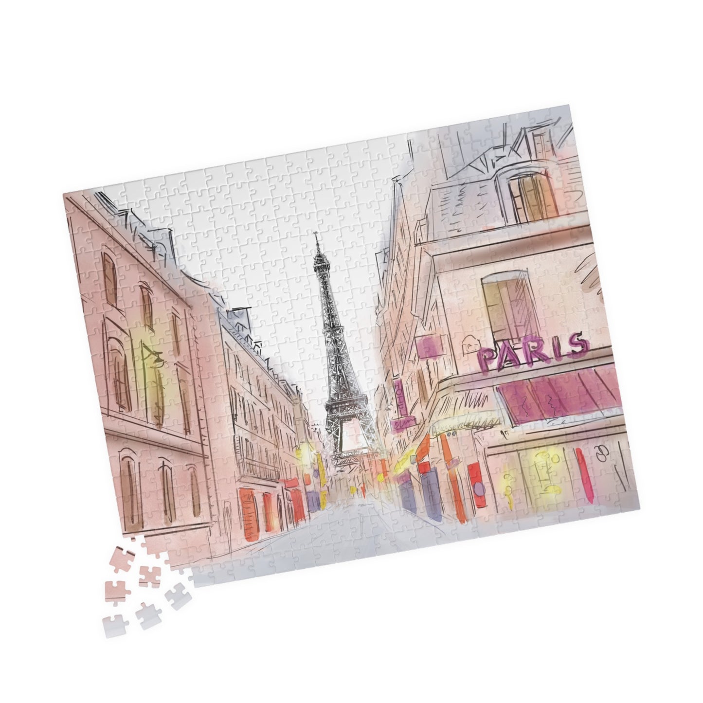 Eiffel Tower Paris Puzzle - 1014 Pieces, Perfect Gift for Travelers and Art Lovers