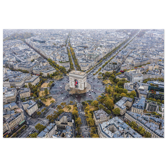 Paris Arc de Triomphe Jigsaw Puzzle with Tin – Perfect Gift for Puzzle Lovers