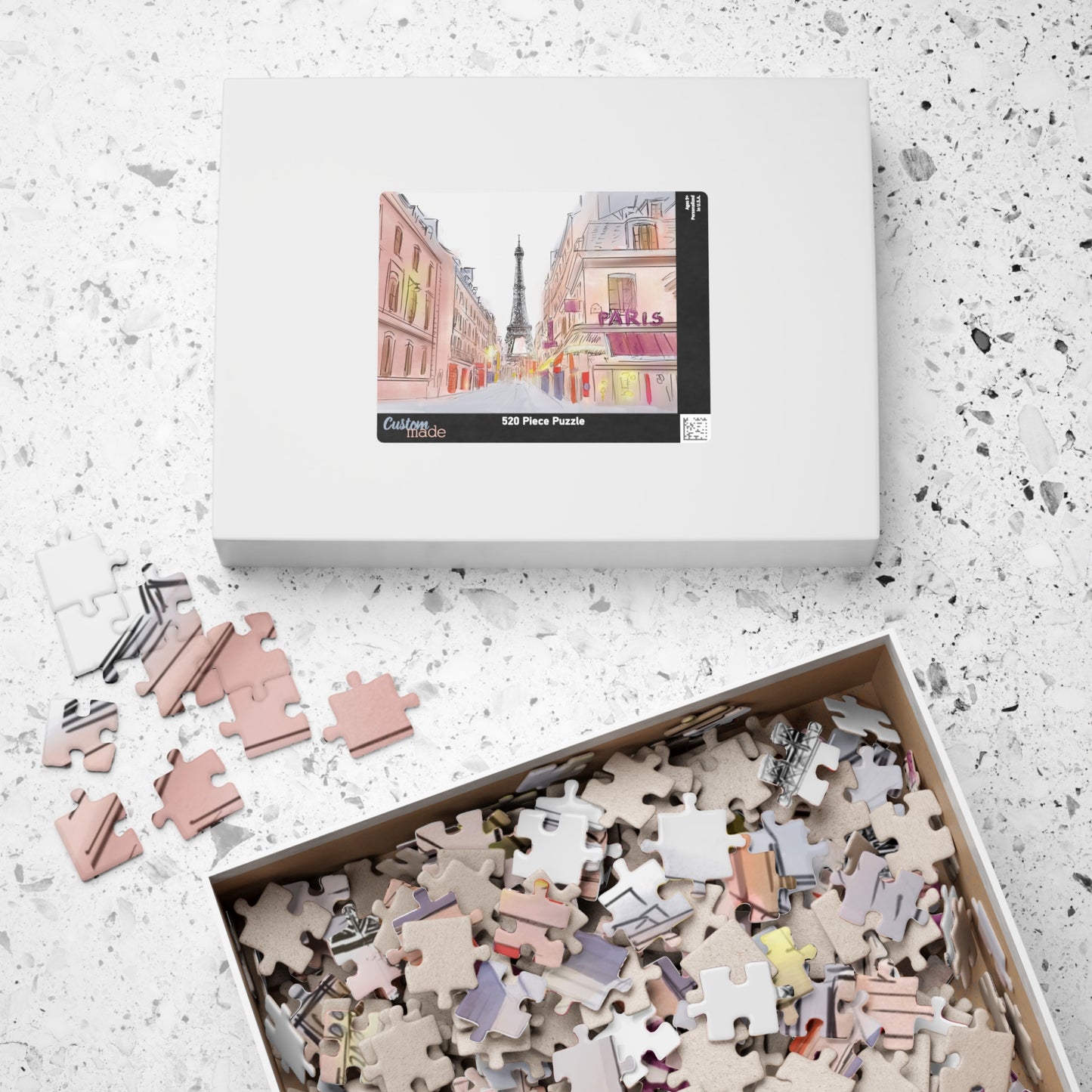 Eiffel Tower Paris Puzzle - 1014 Pieces, Perfect Gift for Travelers and Art Lovers
