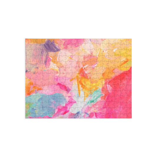 Vibrant Abstract Puzzle - 500-Piece Colorful Artistic Jigsaw